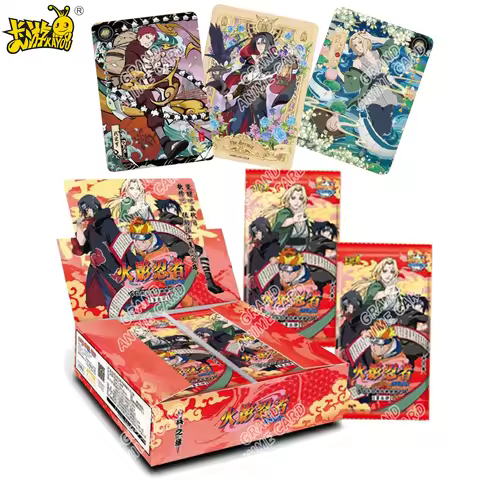 KAYOU Genuine Naruto New T2W9 Chinese Version Anime Card Box Rare CR AR SP MR UR Collection Card Nin