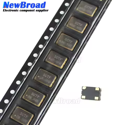 5PCS 5*7mm 7050 4 Pins SMD Oscillator 25MHz 25M 25.000mhz Active Crystal Oscillator