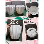 Chậu Nhựa Kim Cương 28X25 (Cm) Nhựa Cứng trồng hoa !