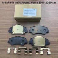 Front and rear brake pads for Accent (11-22), Rio (15-22), K3 (12-16), Cerato (16-18) genuine Mobis 