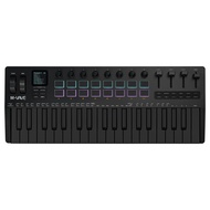M-Vave SMK-37 PRO 37-Key Portable MIDI Keyboard, 16 RGB Pads 4 Faders 8 Encoders, Built-in DX-7 FM S