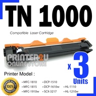 3x DR1000 DR-1000 DRUM TN-1000 TN1000 Compatible With Brothe* HL1110 DCP1510 MFC1810 MFC1815 HL1210W