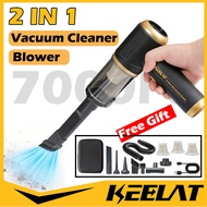 KEELAT KCVC006 2 In 1 Cordless Vacuum Cleaner & Blower 7000Pa Suction Vacum Rumah Handle Duster bara