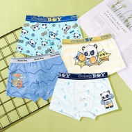 10PCS Panda Shark Boy 'S Boxer Briefs Kids Underpants Animal Print Cotton Boxer Kid Underwear Boxer