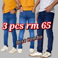 Slim fit jeans Lekaki, Men's Slim Fit Jeans, Kain getah,  Berquality dn harga offer, Size 28-40,