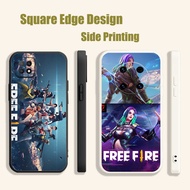 Casing For OPPO Reno6 Reno 7 7z 5K A16E A16K A94 Garena Free Fire game player BOP07 Phone Case Squar