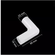 Konektor Siku Elbow 90 Degree Inner Diameter 19mm Pipa PVC Rakitan Rak