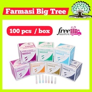 Unigloves Disposable Needle jarum Picagari Needle Syringe 100 pcs/box (18G-27G)
