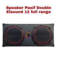 Combo Double Speaker Pasif  Elsound 12inch Full Range dan Box Double