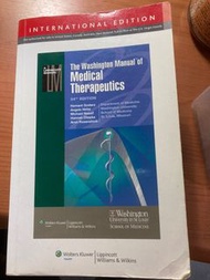 華盛頓內科學手冊 原文 The Washington Manual of Medical Therapeutics 34/E