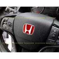 Honda Emblem Logo Steering Civic City Jazz Accord 2 COLOUR SIZE Chrome RS Type R badge lower cover F