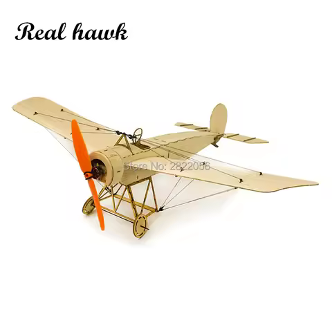 RC Plane Laser Cut Balsa Wood Airplane Micro Fokker Wingspan 420mm Balsa Wood Model Building Kit