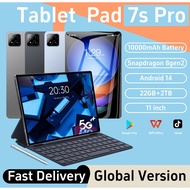 2026 New Pad 7 Pro Tablet/Android 14/11 inch Snapdragon 8gen2/10000mAh 5G Dual SIM Phone GPS WPS WiF