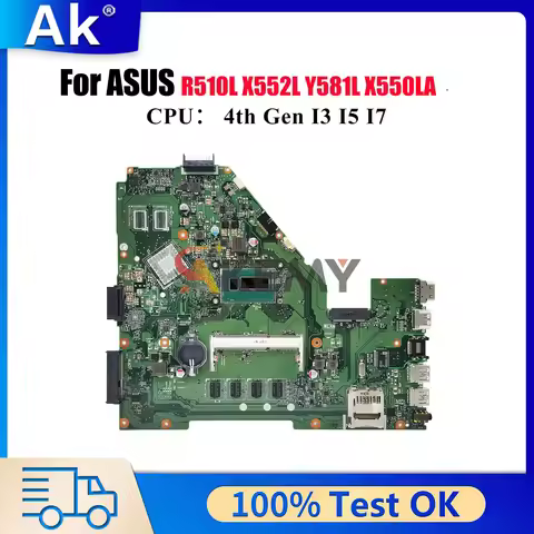 X550LA Laptop Motherboard For ASUS VivoBook X550LB X550LC X552L Y581L X550L X550LN R510L X550LD Main