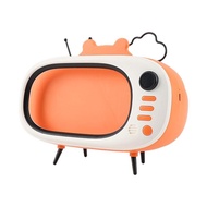 Phone Desk Stand Cute TV Shape Ornament Phone Stand Phone Holders Mobile Stand Funny Phone Organizer Unique For Phones Under 6.5in here