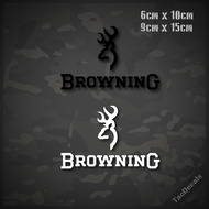 Browning Gun Stickers Car Box