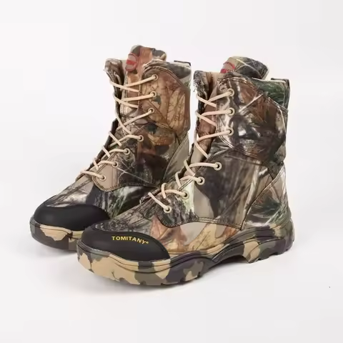 Men's Desert Camouflage Boots Special Combat Outdoor High Top Shoes for Men Cs Fans Tactical Boots M