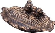 dellki DF39BK Bird Bath Leaf, Black Gold, W12.2 x D7.5 x 4.1 inches (310 x 190 x 105 mm)
