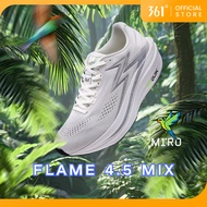 361 Degrees Flame 4.5 Mix Men Women Marathon Carbon Plated Running Shoes Professional Breathable Fle
