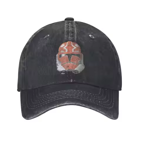 The Clone Wars 332nd Ahsoka Trooper Distressed Darth Maul Baseball Caps Distressed Denim Washed Hats