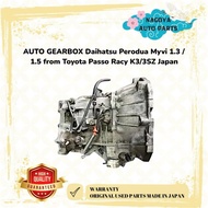 AUTO GEARBOX Daihatsu Perodua Myvi 1.3 / 1.5 from Toyota Passo Racy K3/3SZ Japan