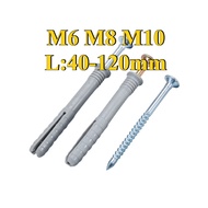 Self-Tapping Screw Expansion Plug Rubber Plug Extension Anchor Plug Plastic Percussion Type Expansio