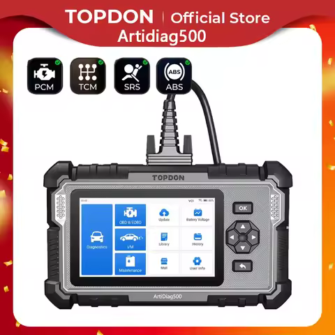TOPDON AD500 Car Diagnostic Tools OBD2 Scanner Engine/ABS/SRS/Transmission Automotive Tool OBD2 Code
