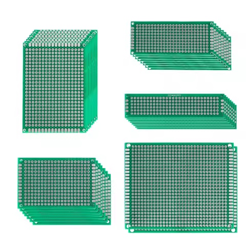 34Pcs/Lot Double Sided PCB Board Diy Set 2*8cm 3*7cm 4*6cm 5*7cm 7*9cm Prototype Kit FR4 Printed Uni