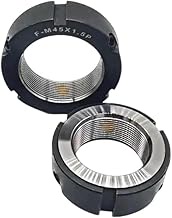 Mssoomm 2Pcs F30 Precision Lock Nut for Roller Screws,M30 x 1.5 F Type Nut, 42CrMo Alloy Steel, 4H T