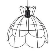 โคมไฟแขวนเหล็ก E27x1 LUZINO รุ่น F7901B-MBK สีดำ