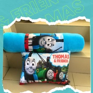 BABY BOLSTER PILLOW SET WITH TOMAS MOTIF, CUTE MOTIF FOR BOYS AND GIRLS, ThOMAS train, boys' toys