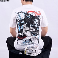 CLOWOR Sung Jin Woo Shadow Monarch Iron Tank Greed Igris Solo Leveling Anime Kaos T-Shirt 24S 185GSM