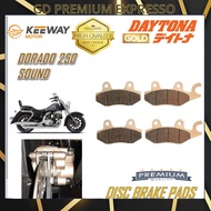 KEEWAY DISC BRAKE PADS DORADO 250 SOUND GOLD QUALITY