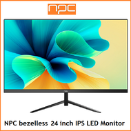 NPC 24 inch Bezelless FHD IPS LED monitor 75Hz HDMI VGA