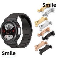SMILE 2Pcs Strap Adapter Accessories Watchband Smart Metal for Amazfit T-Rex 2