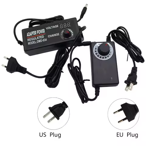 Power adapter universal 220V to 12V adapter adjustable AC to DC power supply 3V 5V 6V 9V 12V 15V 18V