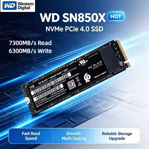 2026 New WD SN850X WD M.2 2280 NVMe PCIe Gen 4.0 SSD 1TB 2TB 4TB Internal Solid State Hard Drive For
