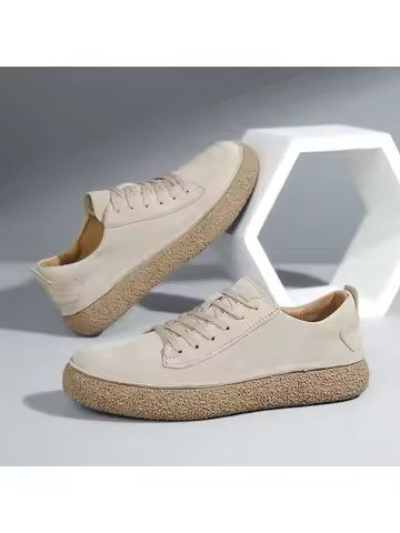 Outdoor Men's Casual Shoes Non-Slip Suede Leather Sneakers Leisure Walk Male Treking Footwear Versat