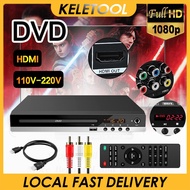 1080P HD DVD CD Player Multimedia Digital Support HDMI ADH SVCD VCD MP3 MP4 USB Smart TV Blu Ray pla