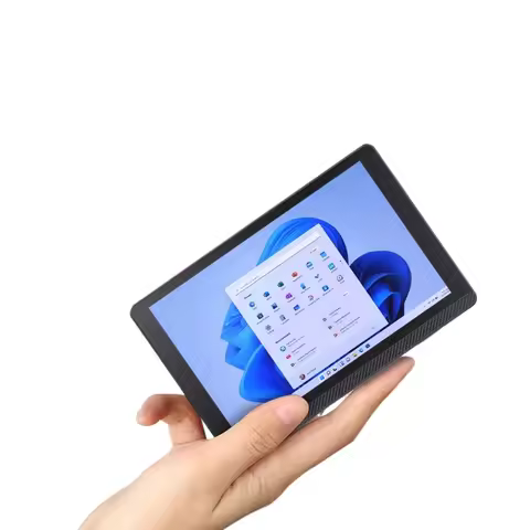 12Th generation N200 mini host N305 micro 7 inch touch screen win11 office game mini handheld comput
