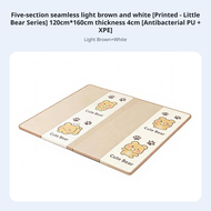 PU XPE Baby Play Mat 4cm Thick Foldable Crawling Mat Waterproof Cartoon Design Indoor Kids Floor Mat