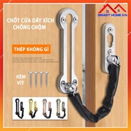Safe door lock chain door latch for apartment doors, townhouses, hotels and hotels