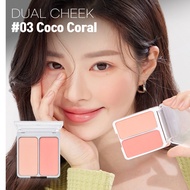 [2aN] Dual Cheek 9g - 8 Colors | Cheek Blusher | Authentic | K-beauty | Korean Makeup | Blushed | Ey