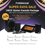 [SG] Powerhouse Slim Starter Home Karaoke System with Touchscreen Jukebox KTV System Karaoke Box