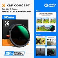 KNF Concept 62mm Filter C Series 3in1 filter ND2-32 & CPL & 1/4 Black Mist K&F Concept