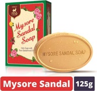 สบู่หอมแก่นจันทร์(150g) Mysore Sandal soap สิว กลิ่นตัว ผิวผุดผ่อง ในอินเดีย