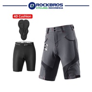 Rockbros Ypk020 Men's Cycling Shorts 2In1 Padding Cycling Shorts