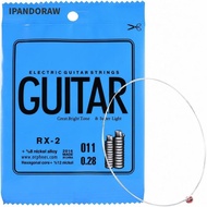 IPANDORAW 10PCS Single String Replacement, Carbon Steel RX-2 Model Electric Guitar String, Premium S