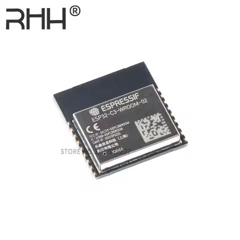 ESP32-C3-WROOM-02-N4 2.4GHz WiFi Bluetooth 5 Transceiver Module ESP32 SPI UART I2C I2S RF Transceive