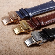 For Seiko 5 genuine leather strap seiko snxs79 Navigation Cocktail series leather strap butterfly bu